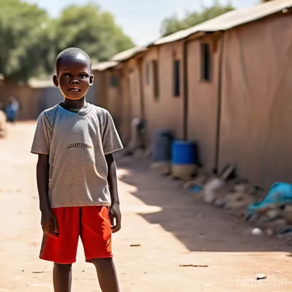 수단 유명 인물 - **A Glimmer of Hope:**
    A poignant image of a young boy, Luol Deng, approximately 6-8 years old, ...