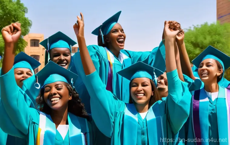 수단 대학 입학 제도 - **Prompt 1: Sudanese University Library Scene**
    "A vibrant and modern university library in Khar...