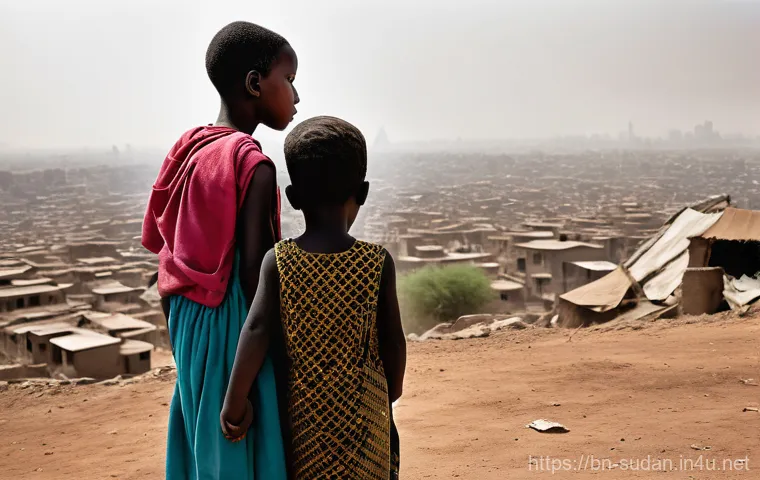 수단 의료 시스템 현황 - **Prompt 2: The Silent Struggle of Malnutrition**
    "A young Sudanese mother, dressed in modest, c...